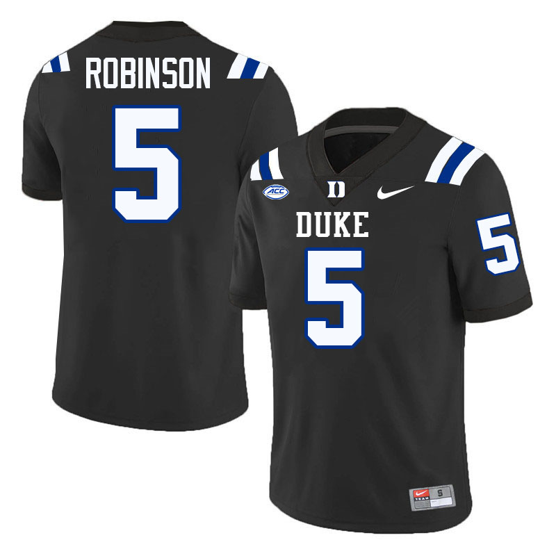 Kimari Robinson Duke Jersey,Duke Blue Devils #5 Kimari Robinson Jersey Youth College-Black